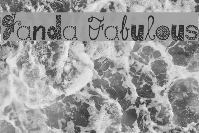Janda Fabulous Font examples