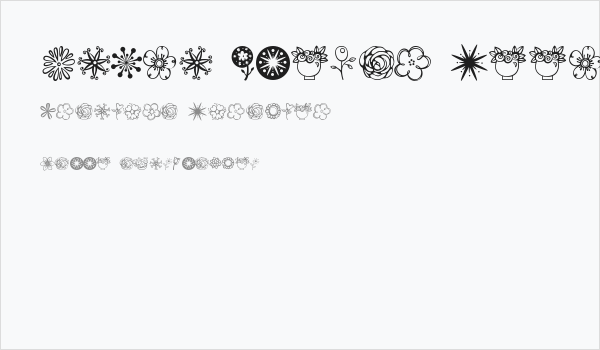 Janda Flower Doodles Business Card