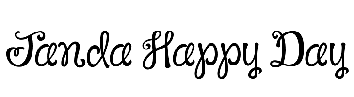 Janda Happy Day  Descarca Fonturi Gratis