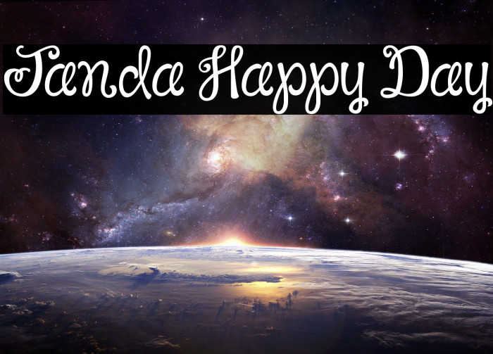 Janda Happy Day Font