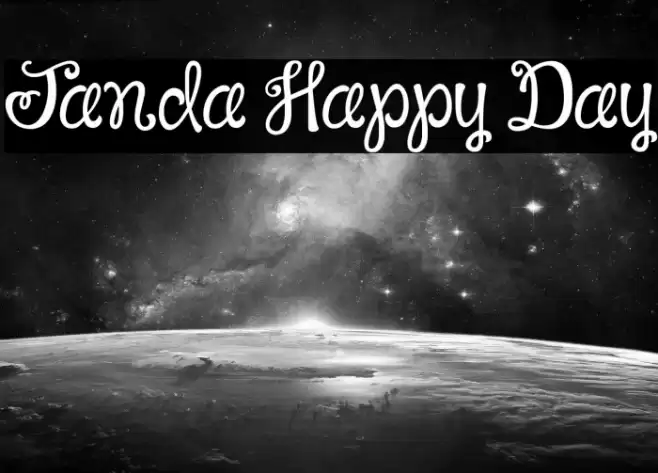 Janda Happy Day Font examples
