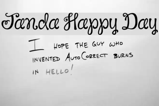 Janda Happy Day Font examples