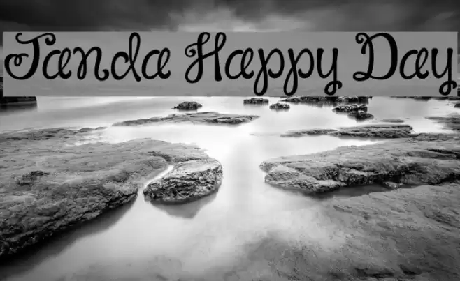 Janda Happy Day Font examples