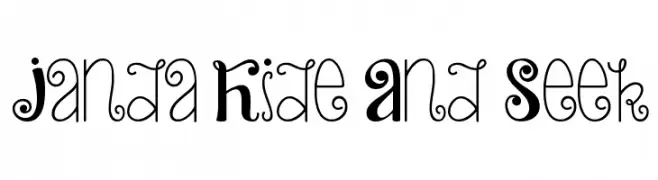 Janda Hide And Seek  Fuentes Gratis Descargar