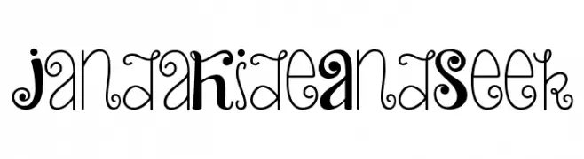 Janda Hide And Seek  baixar fontes gratis