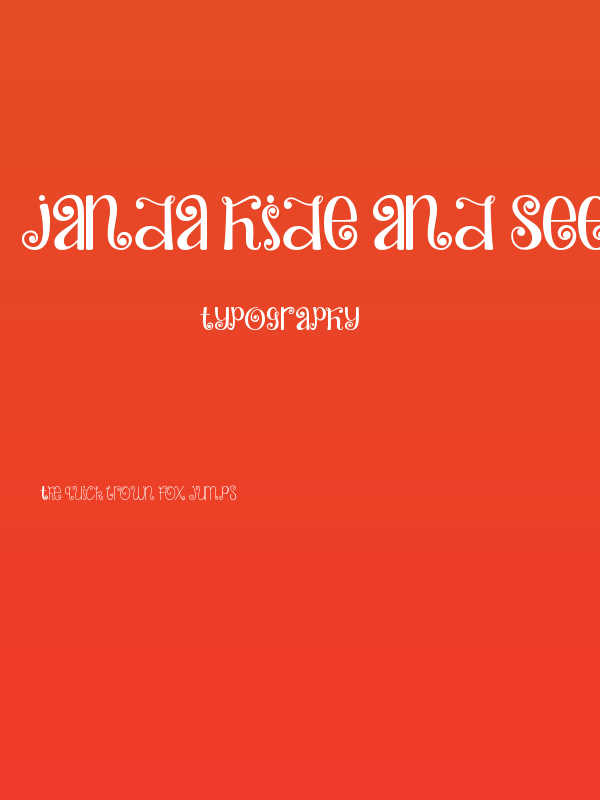Janda Hide And Seek Poster