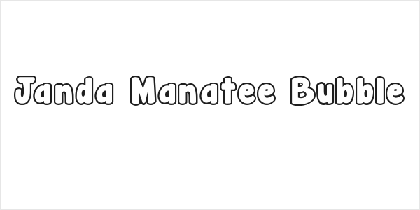 Janda Manatee Bubble Logo