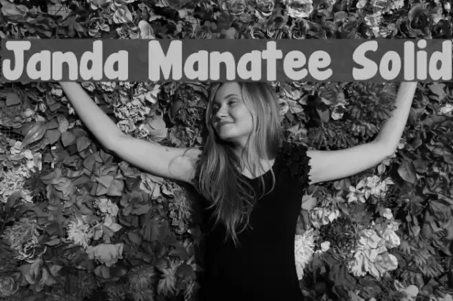 Janda Manatee Solid Font examples
