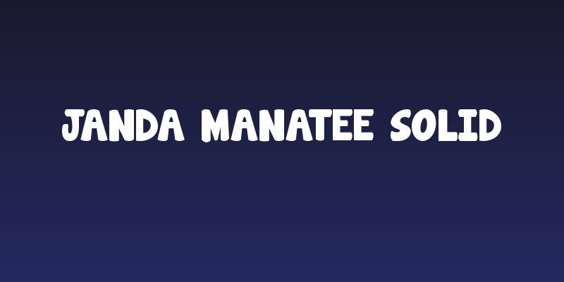 Janda Manatee Solid Social Header