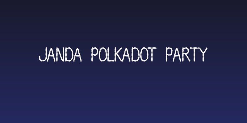 Janda Polkadot Party Social Header