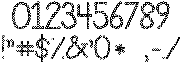 Janda Polkadot Punch Font OTHER CHARS