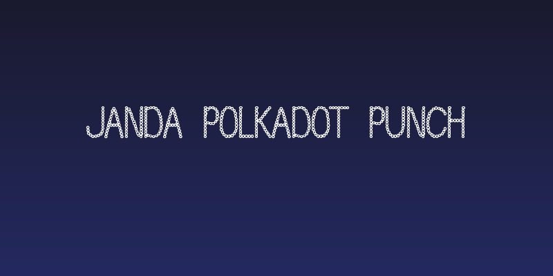 Janda Polkadot Punch Social Header
