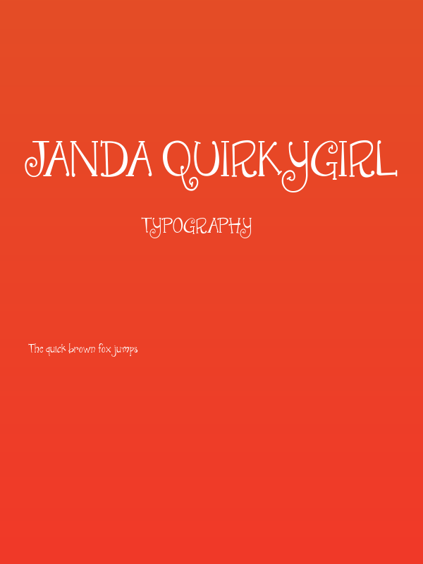 Janda Quirkygirl Poster