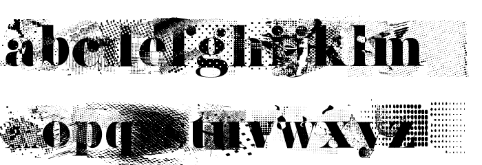Janda Rage Font LOWERCASE