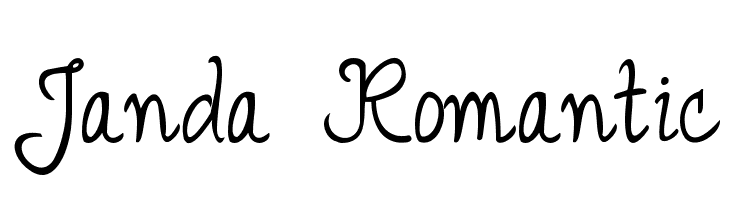 Janda Romantic Font
