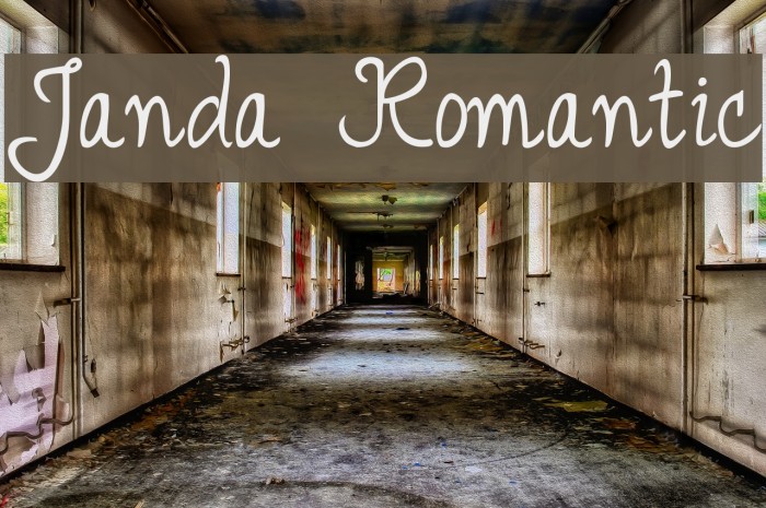 Janda Romantic Font examples