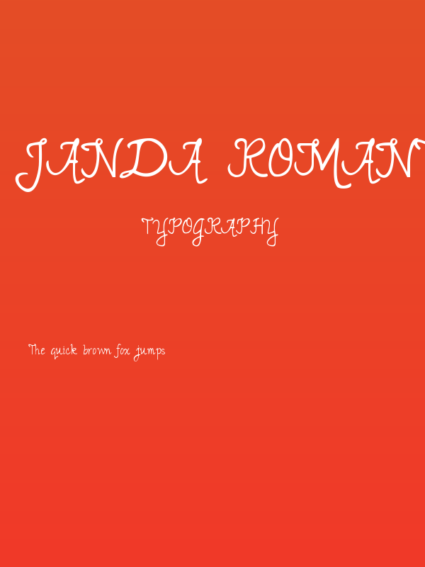Janda Romantic Poster