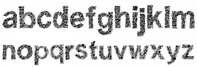 Janda Rosalie خط أحرف صغيرة