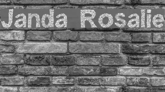 Janda Rosalie Font examples