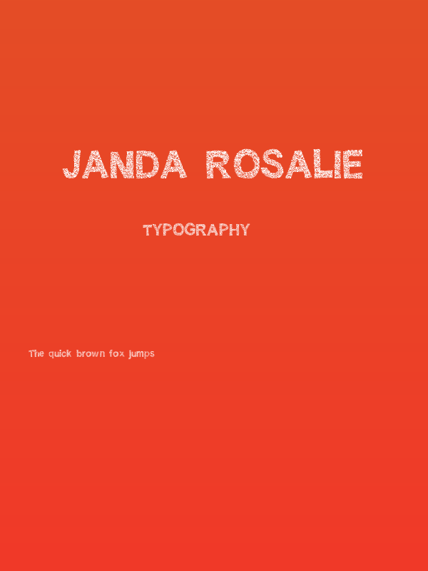 Janda Rosalie Poster