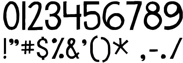 Janda Safe and Sound Solid Font OTHER CHARS