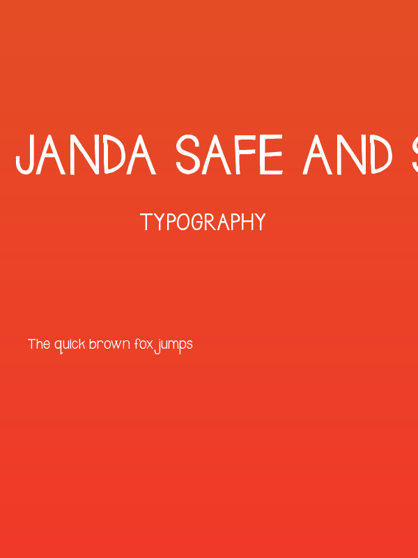 Janda Safe and Sound Solid Poster