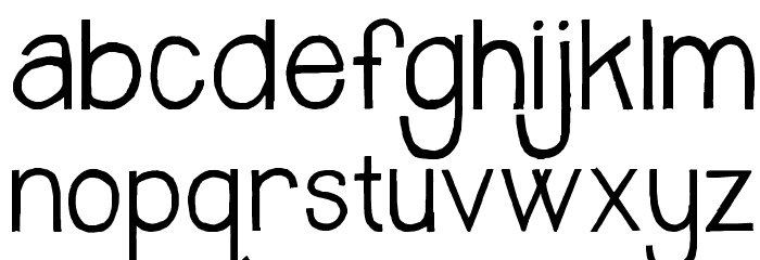 Janda Safe and Sound Solid Font LOWERCASE