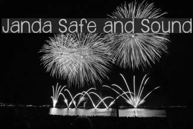 Janda Safe and Sound Font examples