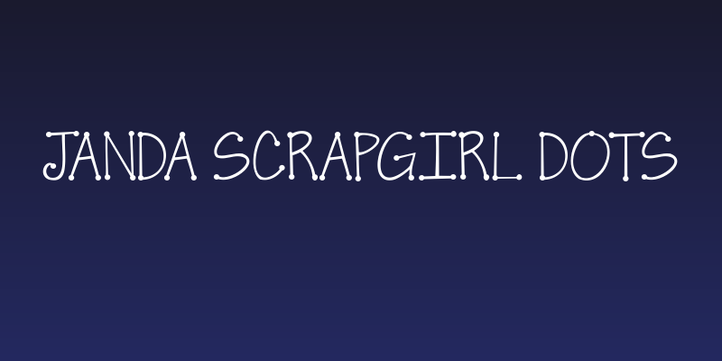 Janda Scrapgirl Dots Social Header