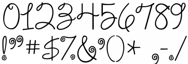 Janda Shine Your Light On Us Font OTHER CHARS