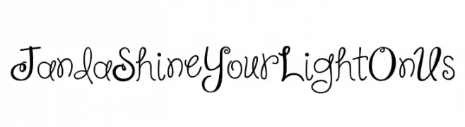 Janda Shine Your Light On Us  Fuentes Gratis Descargar