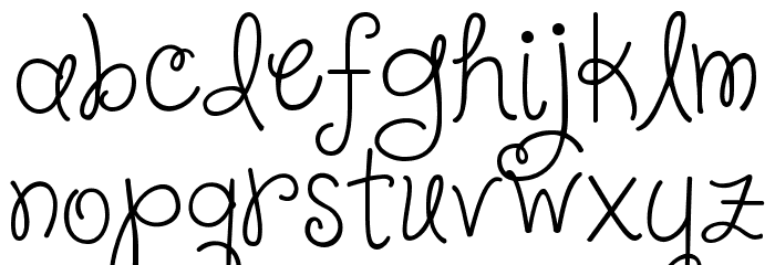 Janda Shine Your Light On Us Font LOWERCASE