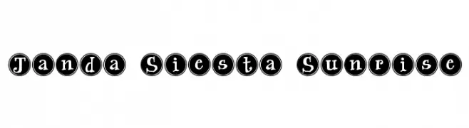 Janda Siesta Sunrise  Fuentes Gratis Descargar