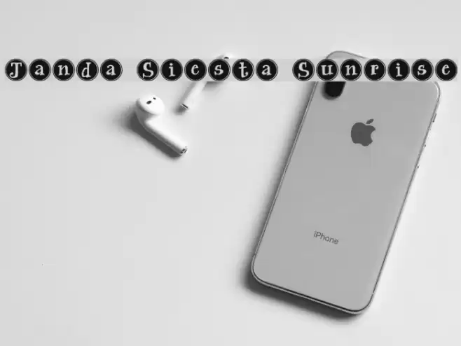 Janda Siesta Sunrise Font examples