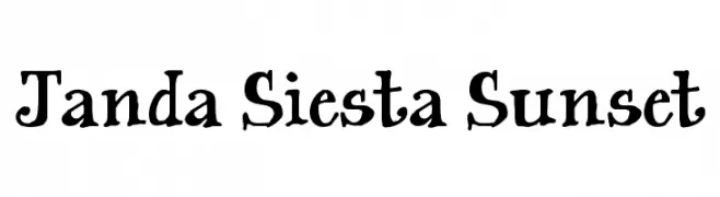 Janda Siesta Sunset 