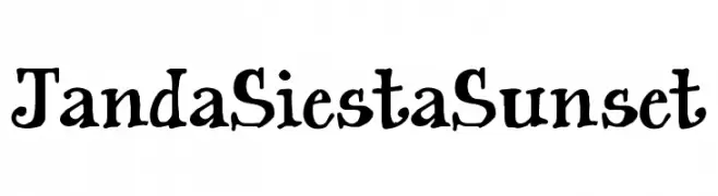 Janda Siesta Sunset  Fuentes Gratis Descargar