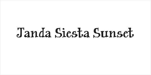 Janda Siesta Sunset Logo