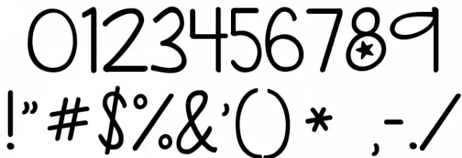 Janda Silly Monkey Font OTHER CHARS