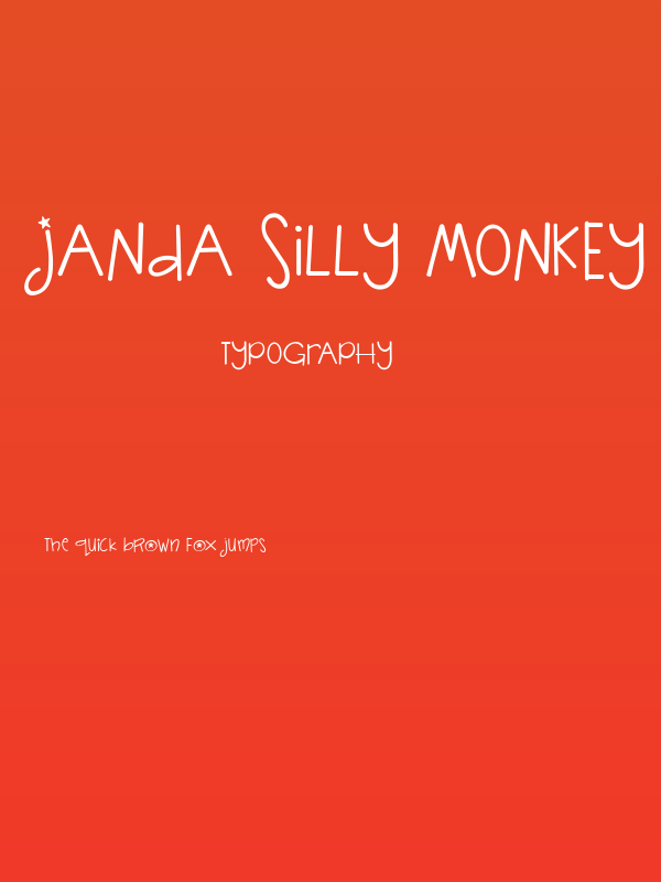 Janda Silly Monkey Poster