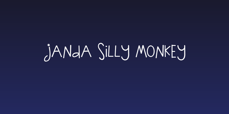 Janda Silly Monkey Social Header