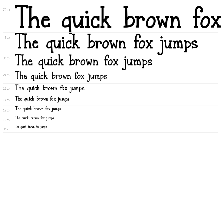 Janda Snickerdoodle Serif Bold Waterfall