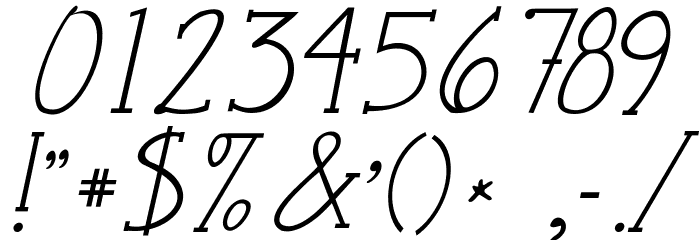 Janda Snickerdoodle Serif Italic Font OTHER CHARS
