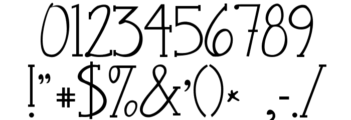 Janda Snickerdoodle Serif Font OTHER CHARS