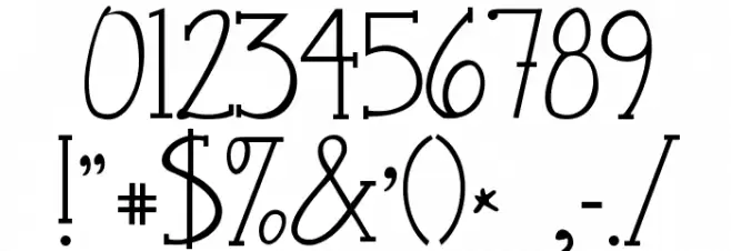 Janda Snickerdoodle Serif Font OTHER CHARS