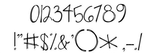 Janda Someone Like You Font OTHER CHARS