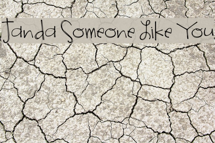 Janda Someone Like You Example 1