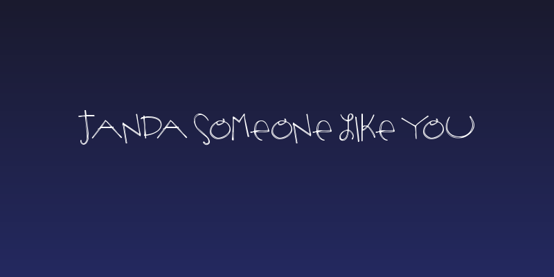 Janda Someone Like You Social Header