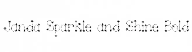 Janda Sparkle and Shine Bold  Fuentes Gratis Descargar