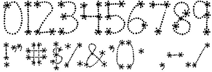 Janda Sparkle and Shine Bold Font OTHER CHARS