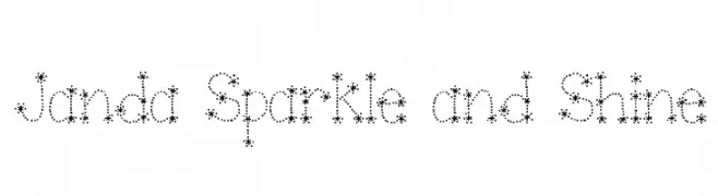 Janda Sparkle and Shine  Fuentes Gratis Descargar